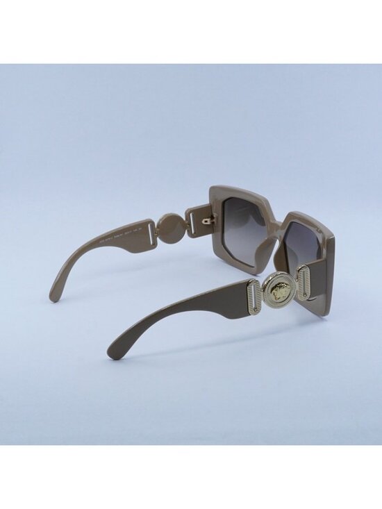 Versace VE4478U 549961 Sunglasses Beige Square Frame, Brown Gradient Lenses main image 8